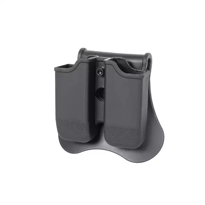 G17/G19/ACP Airsoft Double Mag Pouch Series - Black [Amomax]