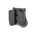 G17/G19/ACP Airsoft Double Mag Pouch Series - Black [Amomax]