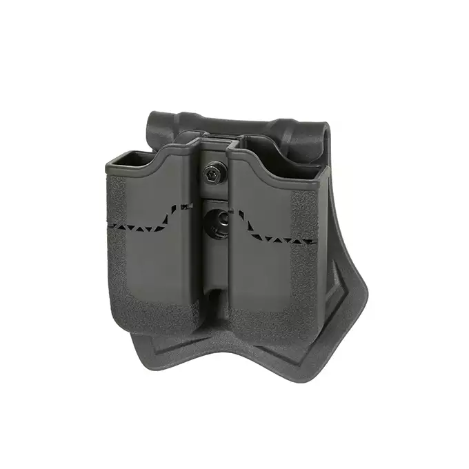 PX4/P30/USP/USP Compact Airsoft Double Mag Pouch Series - Black