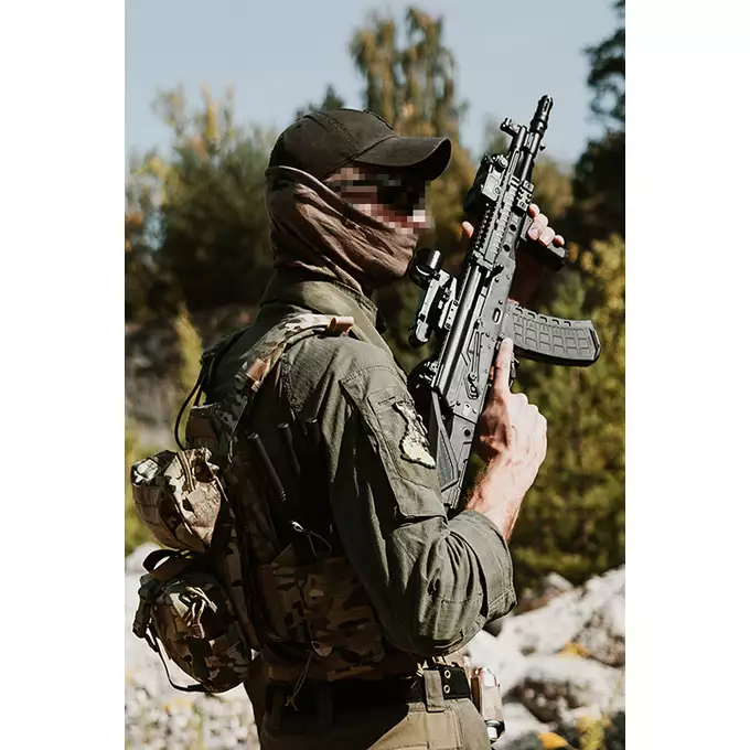 [Zestaw] WE09K Replika Karabinu Szturmowego Full Metal GBBR - Short [WELL PRO] + Magazynek Green Gaz do Karabinów Gazowych AK12 GM [WELLPRO]