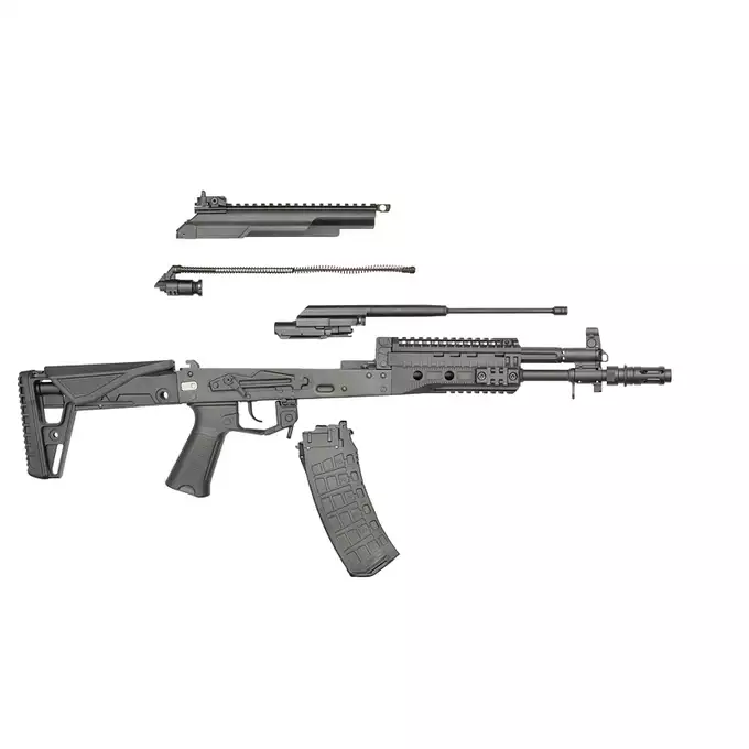 [Zestaw] WE09K Replika Karabinu Szturmowego Full Metal GBBR - Short [WELL PRO] + Magazynek Green Gaz do Karabinów Gazowych AK12 GM [WELLPRO]