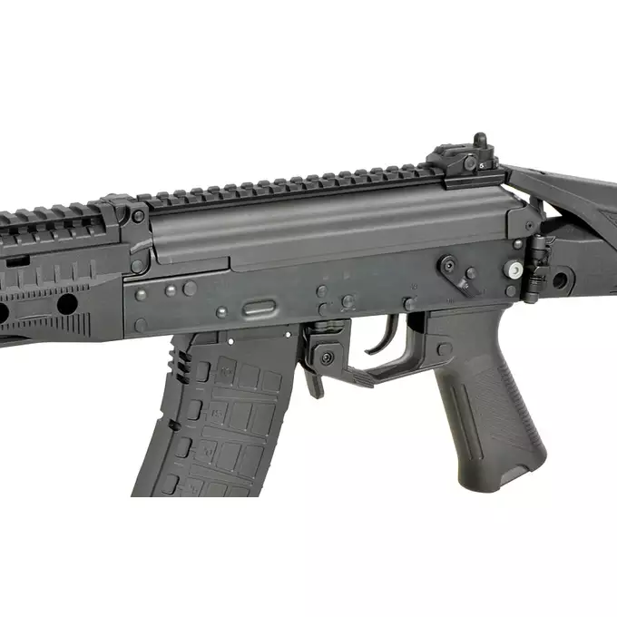 [Zestaw] WE09K Replika Karabinu Szturmowego Full Metal GBBR - Short [WELL PRO] + Magazynek Green Gaz do Karabinów Gazowych AK12 GM [WELLPRO]
