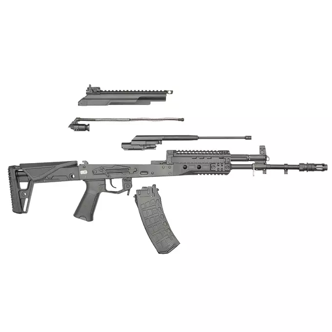 [Zestaw] WE09 Replika Karabinu Szturmowego Full Metal GBBR [WELL PRO] + Magazynek Green Gaz do Karabinów Gazowych AK12 GM [WELLPRO]