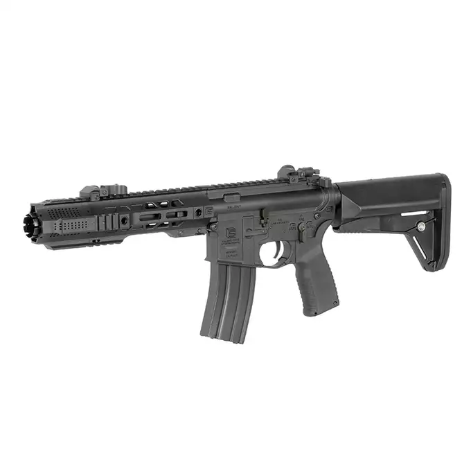 [Zestaw] Replika karabinka SAI GRY 7.5" Pistol - Black [6mmProShop] + Stalowy magazynek Mid-Cap na 150 kulek do serii AR-15/M4 - Black