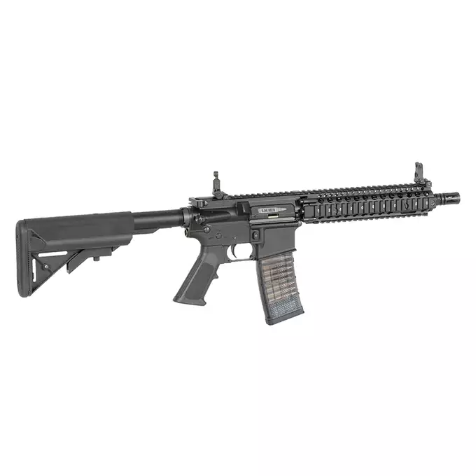 [Zestaw] Replika Gazowa Karabinka Daniel Defense DDMK18 - Black [EMG] + Regulowany zestaw zaworów mocy CGS do TM MWS [CGS]