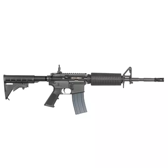 [Zestaw] Replika Gazowa Karabinka Colt M4A1 14.5" - Black [CGS] + Regulowany zestaw zaworów mocy CGS do TM MWS [CGS]
