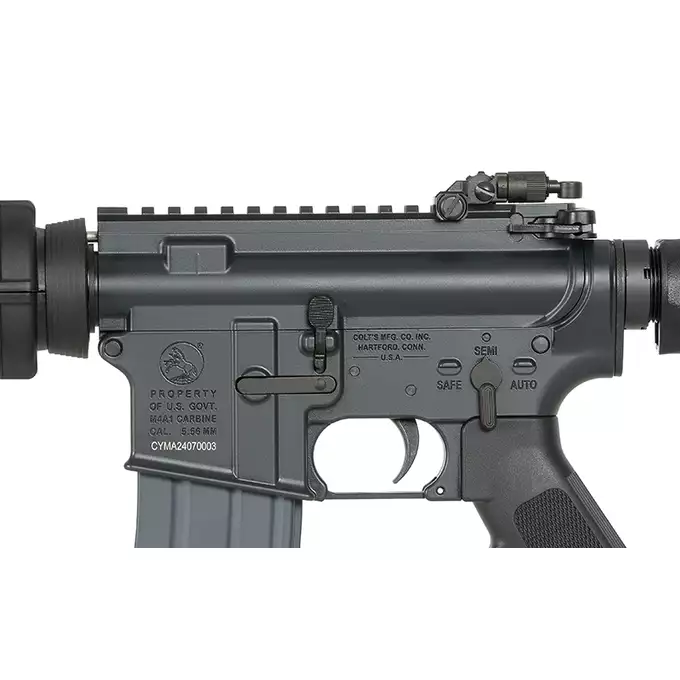 [Zestaw] Replika Gazowa Karabinka Colt M4A1 14.5" - Black [CGS] + Regulowany zestaw zaworów mocy CGS do TM MWS [CGS]
