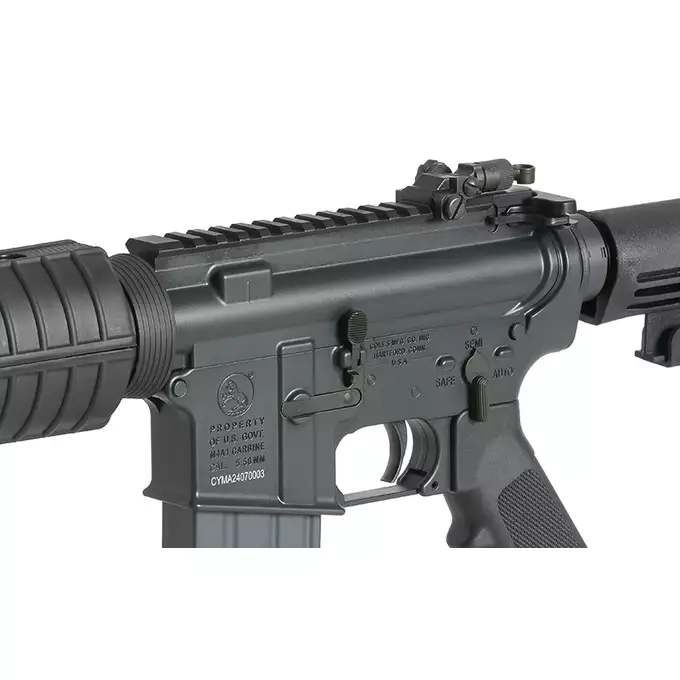 [Zestaw] Replika Gazowa Karabinka Colt M4A1 14.5" - Black [CGS] + Regulowany zestaw zaworów mocy CGS do TM MWS [CGS]