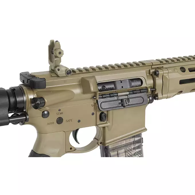 [Zestaw] Gazowa replika Daniel Defense DDM4 CQB PDW - Tan [EMG] + Regulowany zestaw zaworów mocy CGS do TM MWS [CGS]