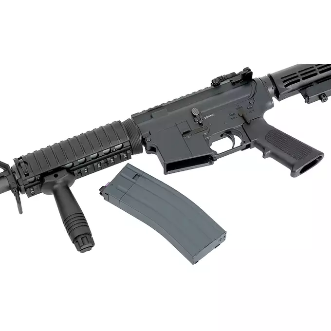 [Zestaw] Replika Gazowa Karabinka M4A1 RIS SOPMOD 14.5" - Black [CGS] + Regulowany zestaw zaworów mocy CGS do TM MWS [CGS]