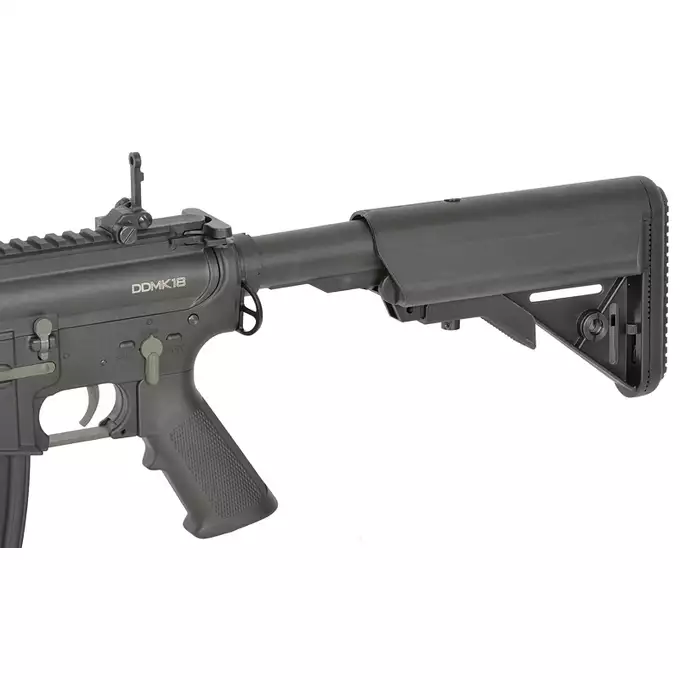 [Zestaw] Replika karabinka MK18 Mod1 DD Sports Line ETU [S&amp;T] + Celownik Victoptics 1x35 - black [Vector Optics]