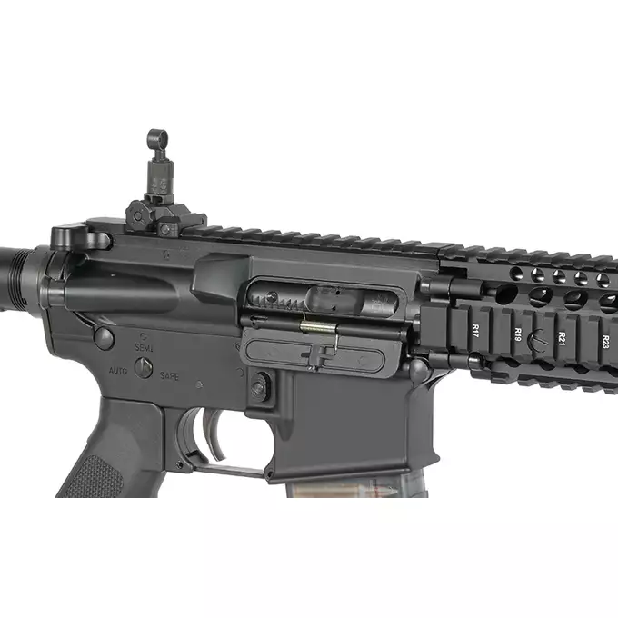 [Zestaw] Replika Gazowa Karabinka Daniel Defense DDMK18 - Black [EMG] + Regulowany zestaw zaworów mocy CGS do TM MWS [CGS]