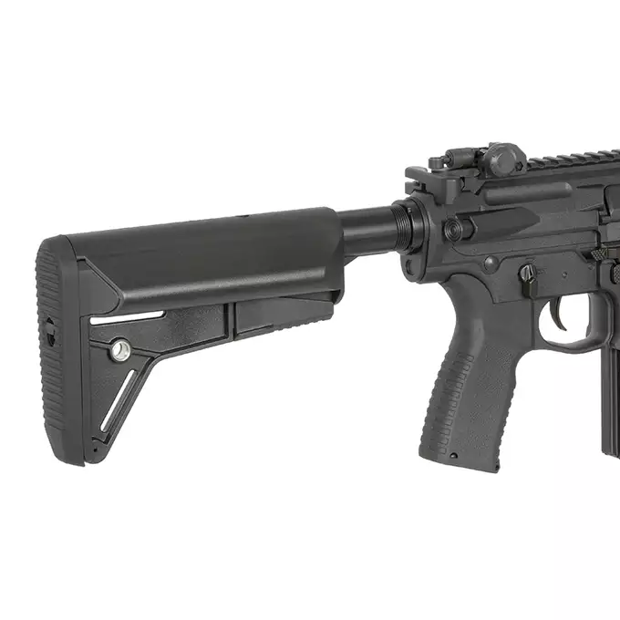 [Zestaw] Replika Barrett Rec10 Eshooter ETU - BLACK [EMG] + Magazynek Mid-Cap na 100 kulek do AR-10/SR25 [CYMA]