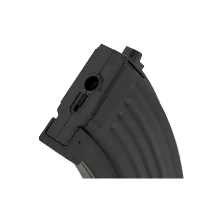 [Zestaw] Replika CM.056M Full Steel AK Eshooter ETU [CYMA] + Metalowy Mid-Cap na 150 kulek do AK47/AKM - Black [BattleAxe]