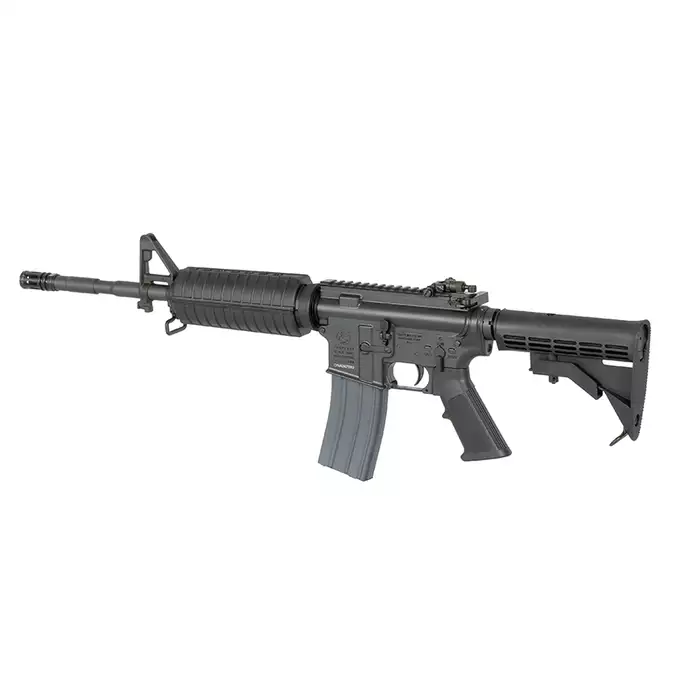 [Zestaw] Replika Gazowa Karabinka Colt M4A1 14.5" - Black [CGS] + Regulowany zestaw zaworów mocy CGS do TM MWS [CGS]