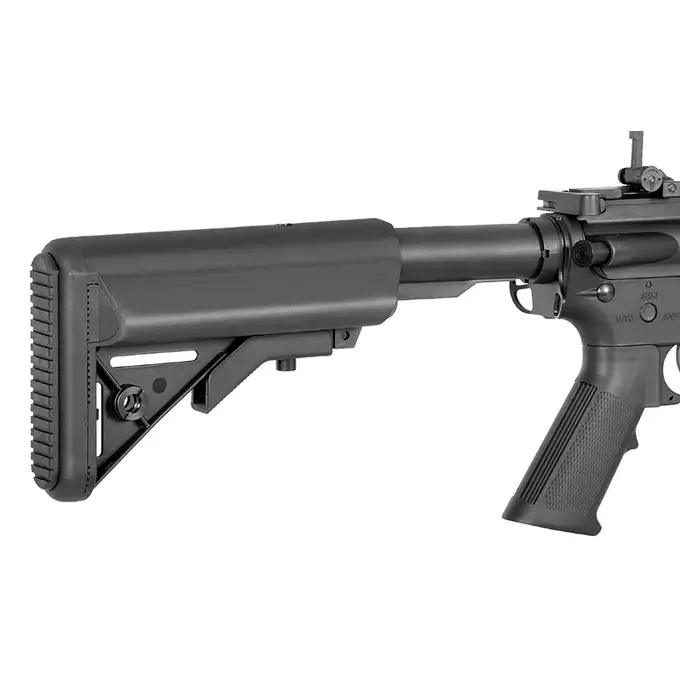 [Zestaw] Replika Karabinka M4 CQB-R MOD0 Sports Line ETU [S&amp;T] + Celownik Victoptics 1x35 - black [Vector Optics]