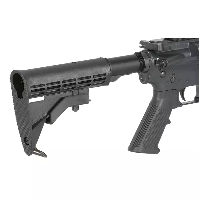 [Zestaw] Replika Gazowa Karabinka Colt M4A1 14.5" - Black [CGS] + Regulowany zestaw zaworów mocy CGS do TM MWS [CGS]