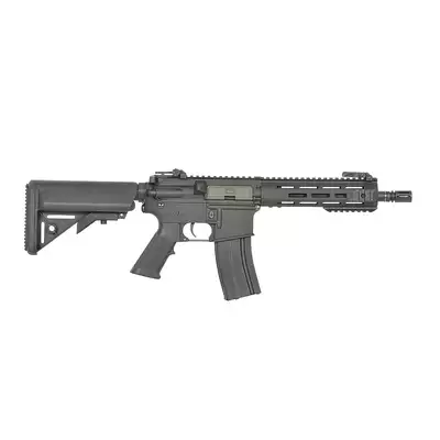 [Zestaw] Replika karabinka M4 CQB 9.5" Sports Line ETU [S&amp;T] + Stalowy magazynek mid-cap na 120 kulek do M4/AR15 - Black [S&amp;T]
