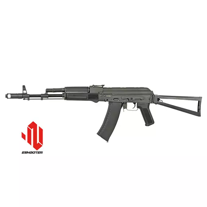 [Zestaw] CM.053 Full Steel AK replika Eshooter ETU [CYMA] + Magazynek Mid-Cap do AK74/AK-105 [CYMA]
