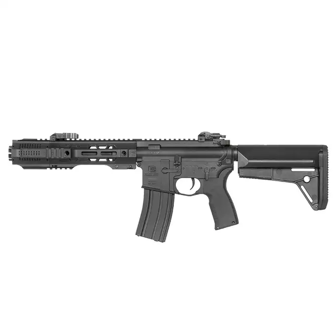 [Zestaw] Replika karabinka SAI GRY 7.5" Pistol - Black [6mmProShop] + Stalowy magazynek Mid-Cap na 150 kulek do serii AR-15/M4 - Black