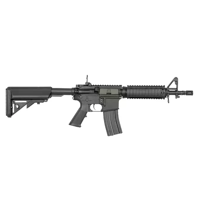 [Zestaw] Replika Karabinka M4 CQB-R MOD0 Sports Line ETU [S&amp;T] + Celownik Victoptics 1x35 - black [Vector Optics]
