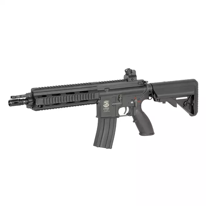 [Zestaw] Replika karabinka ST416D Sports Line ETU [S&amp;T] + Stalowy magazynek Mid-Cap na 150 kulek do serii AR-15/M4 - Black