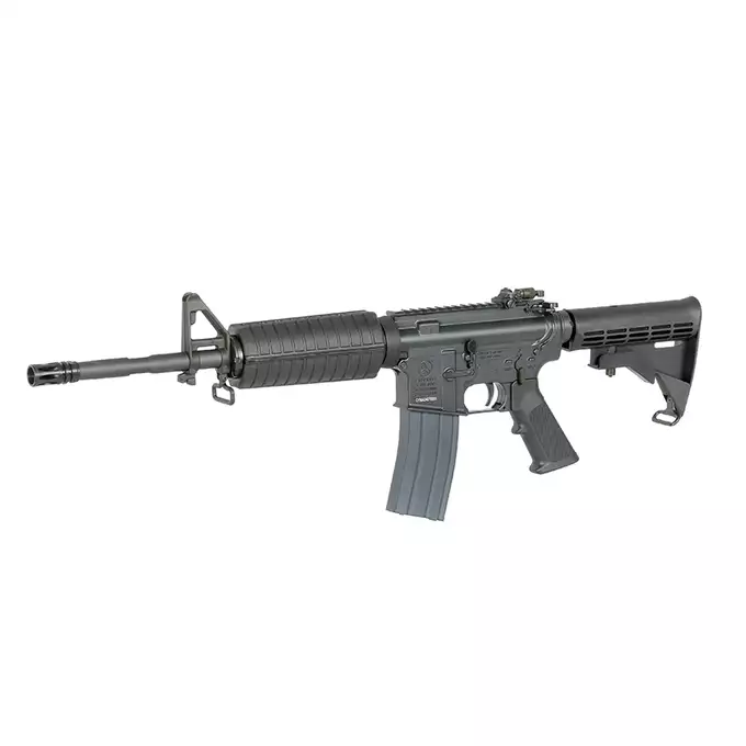 [Zestaw] Replika Gazowa Karabinka Colt M4A1 14.5" - Black [CGS] + Regulowany zestaw zaworów mocy CGS do TM MWS [CGS]