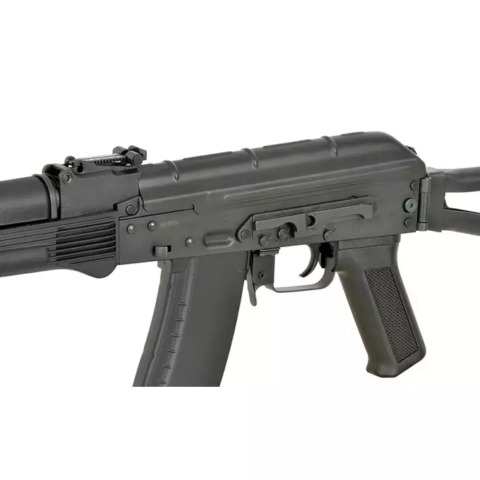 [Zestaw] CM.053B Full Steel AK replika Eshooter ET [CYMA] + Mini ładowarka Gens ace Imars G-Tech + Akumulator Li-Po 1000mAh 11,1V 20/40C - T-connector [8FIELDS]
