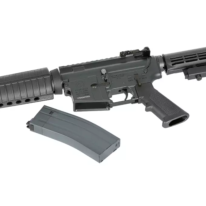 [Zestaw] Replika Gazowa Karabinka Colt M4A1 14.5" - Black [CGS] + Regulowany zestaw zaworów mocy CGS do TM MWS [CGS]
