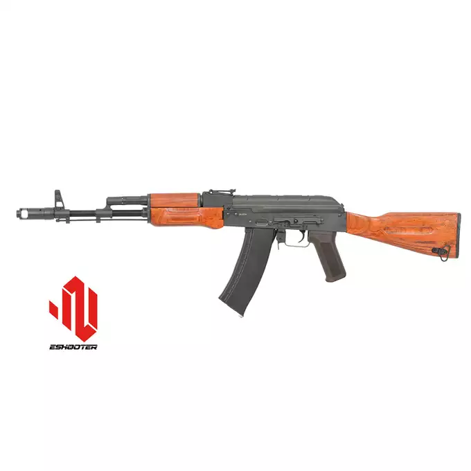 [Zestaw] CM.056 Full Steel AK replika Eshooter ETU [CYMA] + Magazynek Mid-Cap do AK74/AK-105 [CYMA]