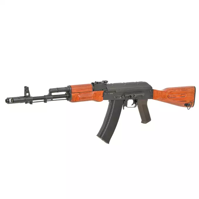 [Zestaw] CM.056 Full Steel AK replika Eshooter ETU [CYMA] + Magazynek Mid-Cap do AK74/AK-105 [CYMA]