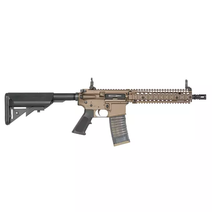 [Zestaw] Replika Gazowa Karabinka Daniel Defense DDMK18 - Dark Flat [EMG] + Regulowany zestaw zaworów mocy CGS do TM MWS [CGS]