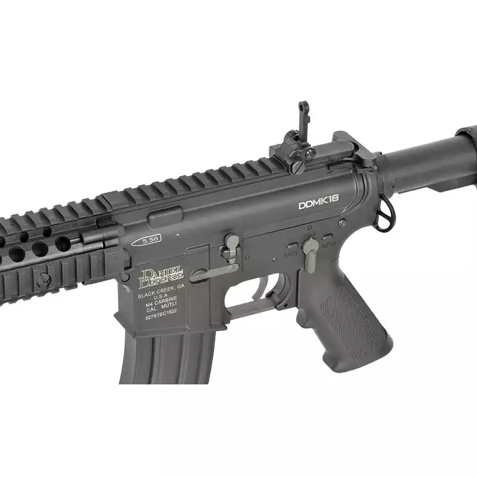 [Zestaw] Replika karabinka MK18 Mod1 DD Sports Line ETU [S&amp;T] + Celownik Victoptics 1x35 - black [Vector Optics]
