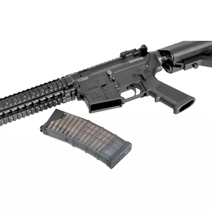 [Zestaw] Replika Gazowa Karabinka Daniel Defense DDMK18 - Black [EMG] + Regulowany zestaw zaworów mocy CGS do TM MWS [CGS]