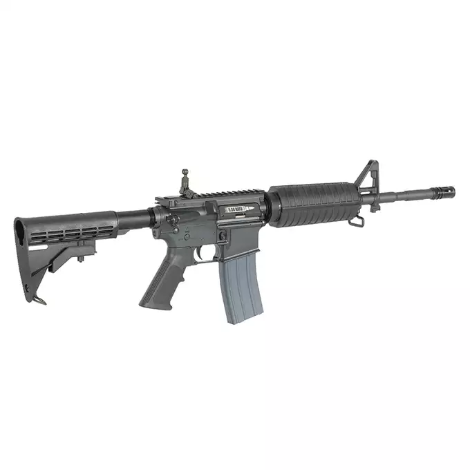 [Zestaw] Replika Gazowa Karabinka Colt M4A1 14.5" - Black [CGS] + Regulowany zestaw zaworów mocy CGS do TM MWS [CGS]