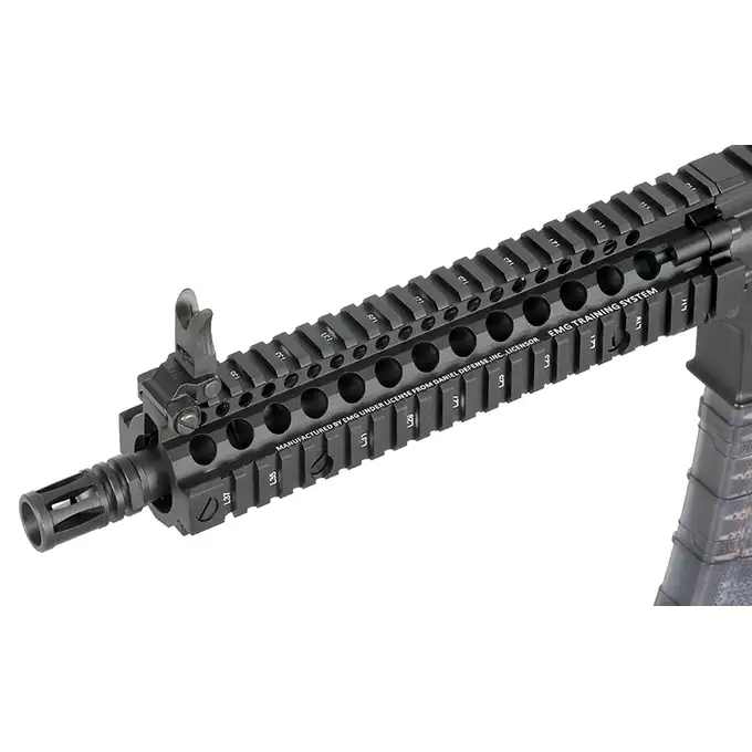 [Zestaw] Replika Gazowa Karabinka Daniel Defense DDMK18 - Black [EMG] + Regulowany zestaw zaworów mocy CGS do TM MWS [CGS]