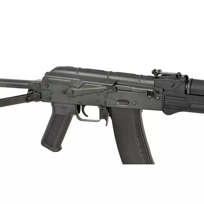 [Zestaw] CM.053B Full Steel AK replika Eshooter ET [CYMA] + Mini ładowarka Gens ace Imars G-Tech + Akumulator Li-Po 1000mAh 11,1V 20/40C - T-connector [8FIELDS]