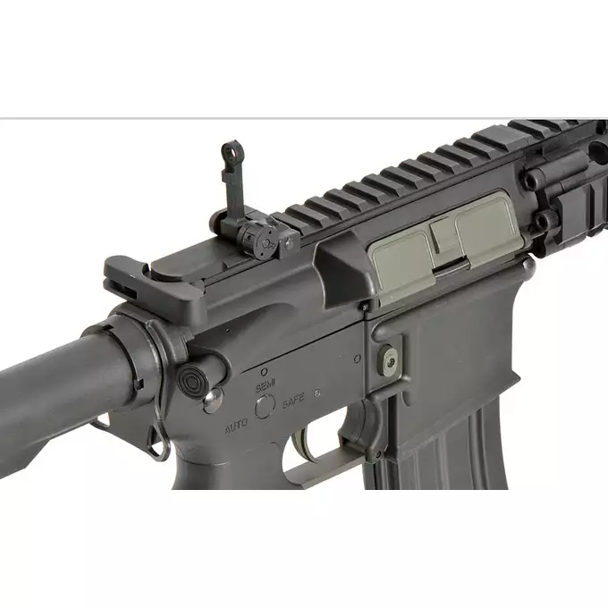 [Zestaw] Replika karabinka MK18 Mod1 DD Sports Line ETU [S&amp;T] + Stalowy magazynek Mid-Cap na 150 kulek do serii AR-15/M4 - Black
