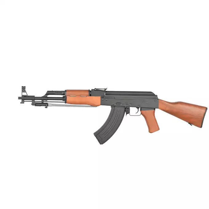 [Zestaw] Replika karabinka Typ 56 [Double Bell] + Metalowy Mid-Cap na 150 kulek do AK47/AKM - Black [BattleAxe]