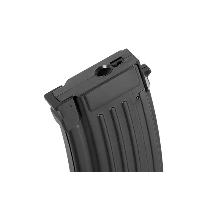 [Zestaw] Replika karabinka Typ 56 [Double Bell] + Stalowy Mid-Cap na 140 kulek do AK74 - Black [BattleAxe]