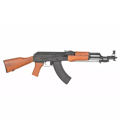 [Zestaw] Replika karabinka Typ 56 [Double Bell] + Stalowy Mid-Cap na 140 kulek do AK74 - Black [BattleAxe]