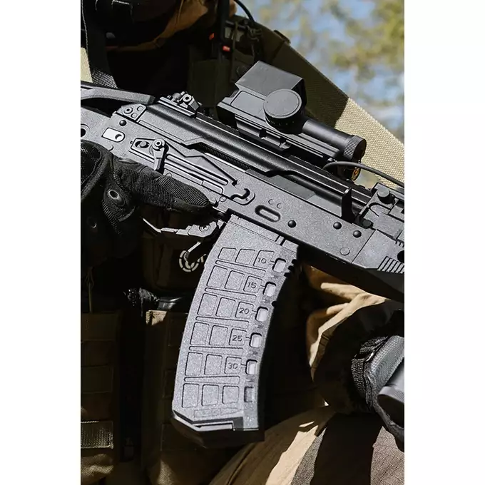 [Zestaw] WE09 replika karabinu szturmowego [WELL PRO] + Magazynek Mid-Cap na 180 kulek do AK12 [WELL]