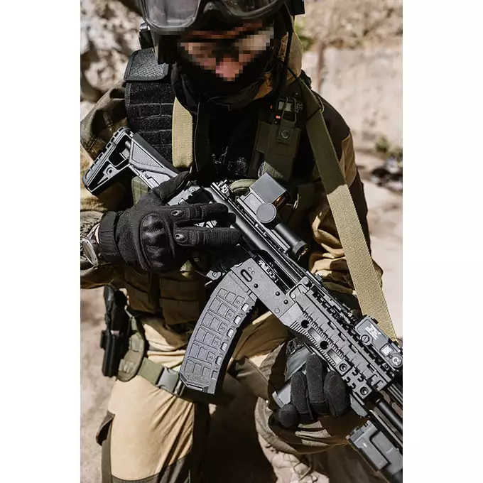 [Zestaw] WE09 replika karabinu szturmowego [WELL PRO] + Magazynek Mid-Cap na 180 kulek do AK12 [WELL]