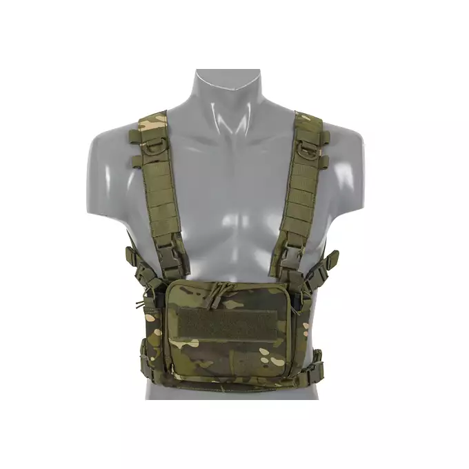 [Zestaw] Kompaktowy wielozadaniowy Chest Rig - MT [8FIELDS] + Poczwórna wkładka na magazynki pistoletowe MP5/SMG - Black [8FIELDS]