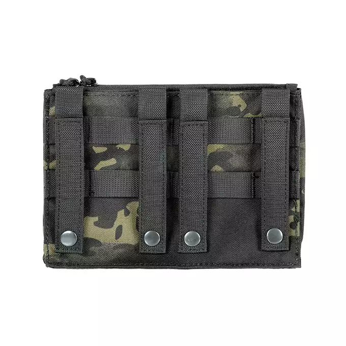 [Zestaw] MOLLE kangurowy panel przedni - MB [8FIELDS] + Podwójna wkładka na magazynki karabinowe AR-10/SR25 - Black [8FIELDS]