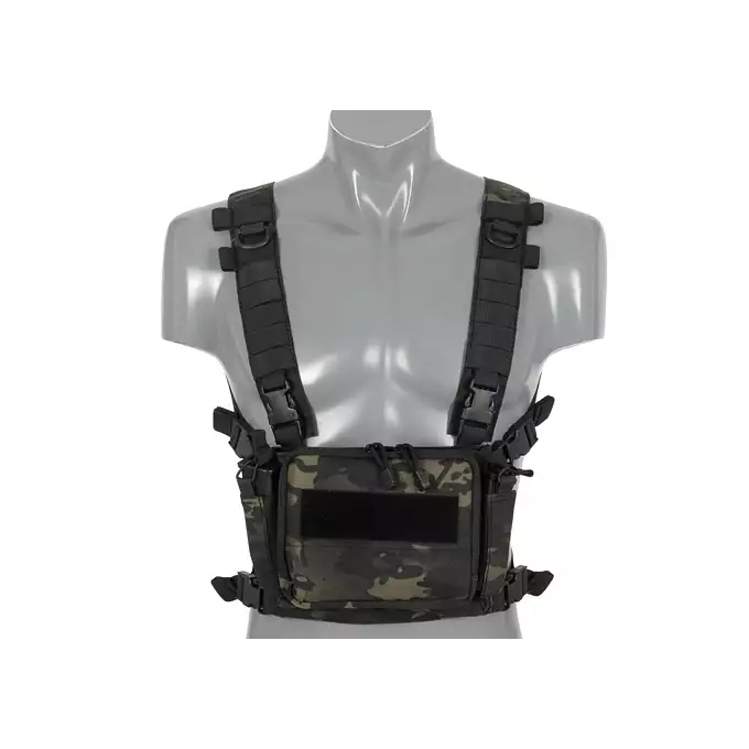 [Zestaw] Kompaktowy wielozadaniowy Chest Rig - MB [8FIELDS] + Potrójna wkładka na magazynki karabinowe AR-15/M4 - Black [8FIELDS]