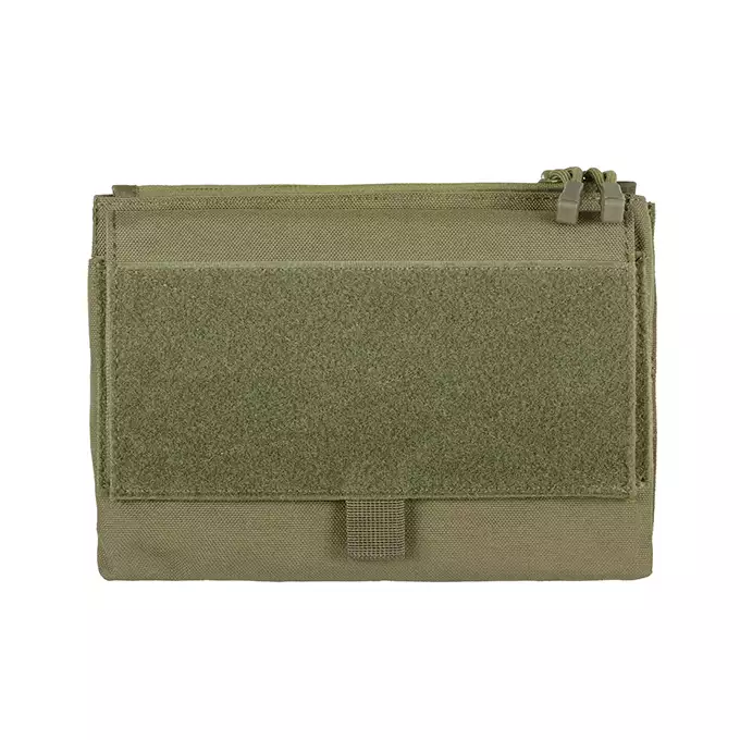 [Zestaw] MOLLE kangurowy panel przedni - Olive [8FIELDS] + Podwójna wkładka na magazynki karabinowe AR-10/SR25 - Black [8FIELDS]