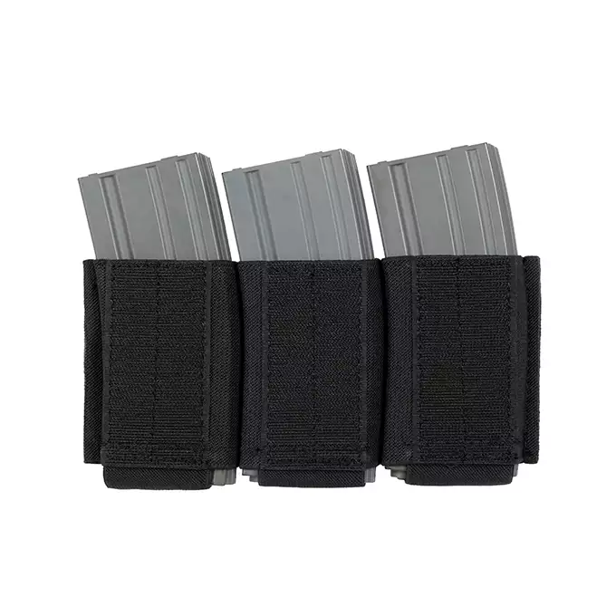 [Zestaw] Kompaktowy wielozadaniowy Chest Rig - Black [8FIELDS] + Potrójna wkładka na magazynki karabinowe AR-15/M4 - Black [8FIELDS]