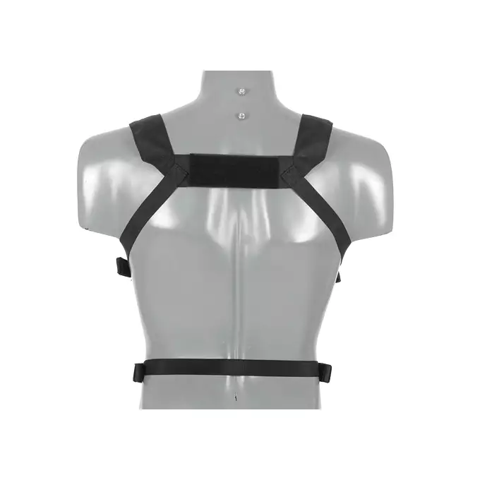 [Zestaw] Kompaktowy wielozadaniowy Chest Rig - Black [8FIELDS] + Podwójna wkładka na magazynki karabinowe AR-10/SR25 - Black [8FIELDS]
