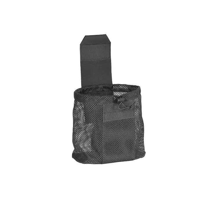 Laser Cut Foldable Mesh Dump Pouch - Black [8FIELDS]